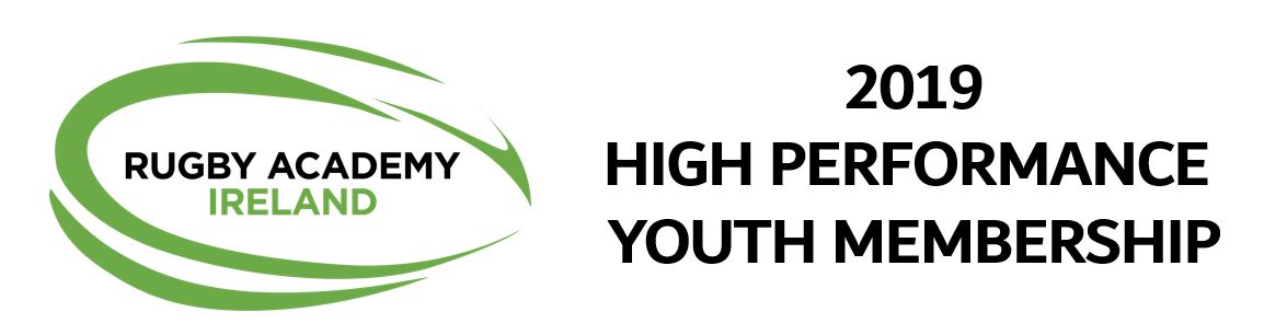 2019 Rugby Academy Ireland Youth Membership 
