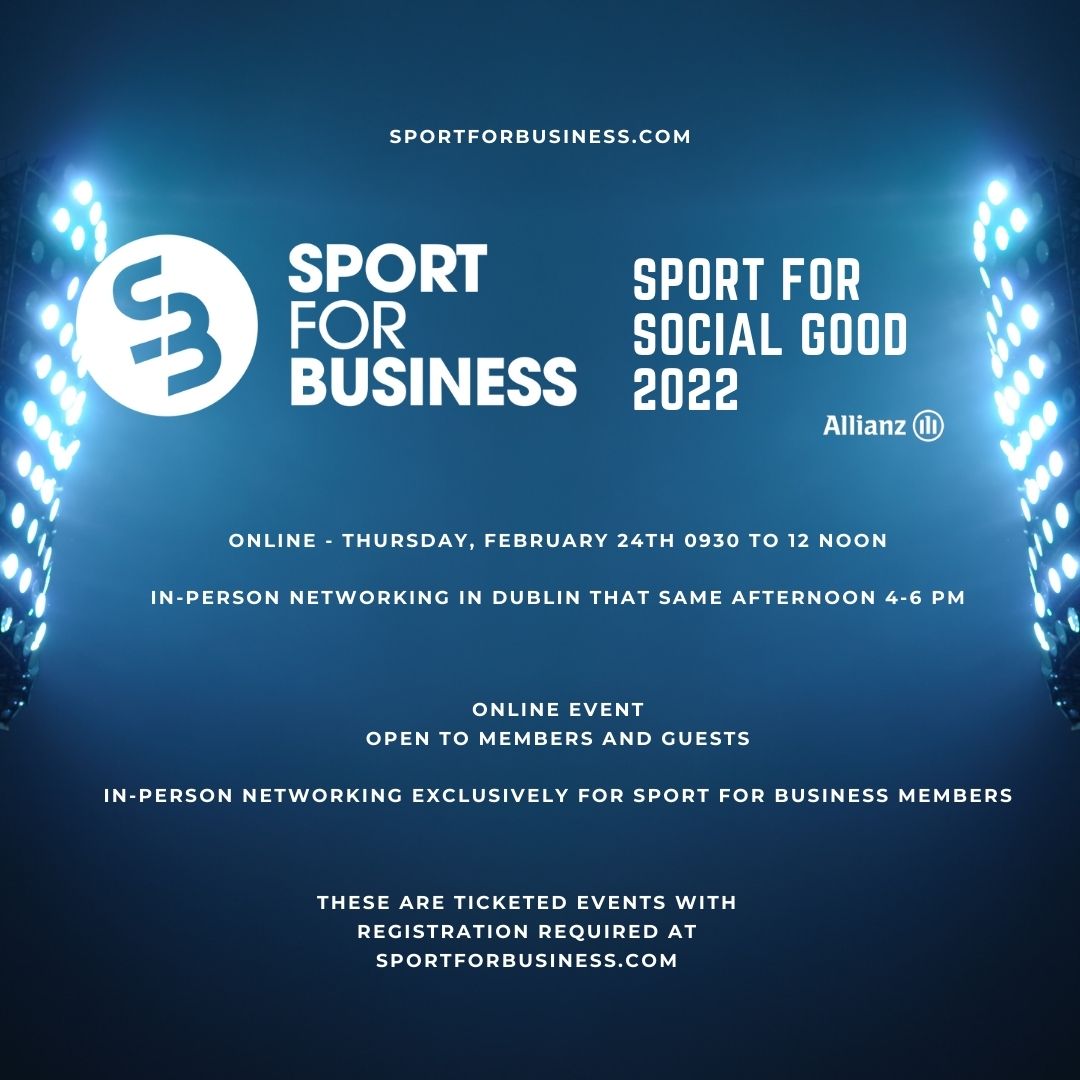 Sport for Business Sport for Social Good 2022